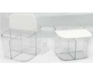 ORGANIZADOR/MESA ACRILICO 12X11CM C/TPA