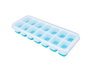 FORMA GELO PLASTICO/SILICONE 21CM 16 CUBOS