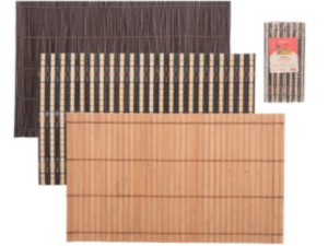 JOGO 4 LUGAR AMERICANO BAMBU 30X40CM