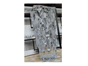 VASO VIDRO 29CM CLEAR PESADO