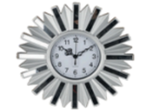 RELOGIO PAR 24CM ESPELHADO 