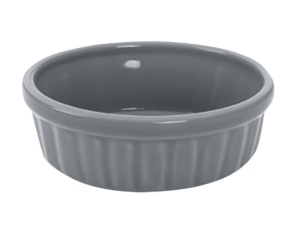 RAMEQUIN CERAMICA 180ML CINZA