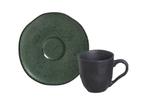 XICARA DE CERAMICA 120ML CAFE COM PIRES - ORGANICO ARAUCO