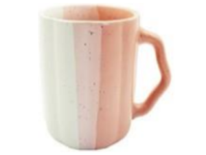 CANECA CERAMICA 300ML DOME ROSA