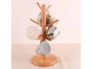 SUPORTE BAMBU P/XICARA 35X16CM