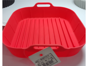 FORMA SILICONE P/AIR FRYER QUADRADA 21CM