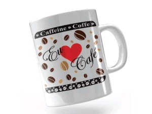 CANECA CERAMICA 300ML CAFÉ
