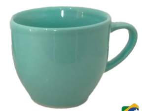 XICARA CERAMICA CHA S/PIRES VERDE 170ML