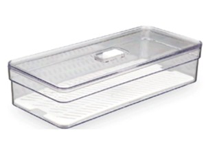 ORGANIZADOR ACRILICO 33X14X07CM C/TELA