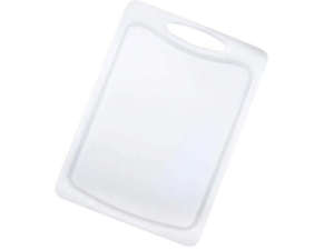 TABUA PLASTICA C/CANALETA 39X26CM BRANCA