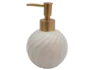 POTTA SABONETE LIQUIDO CERAMICA 300ML BOLINHA 2-CORES