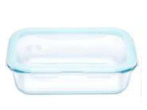 POTE VIDRO HERMETICO RETANGULAR 1500ML