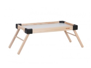 BANDEJA SMALL PARA CAFE DA MANHA MADEIRA CANTO PRETO