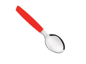 TALHER CABO VERMELHO C/06 COLHER CHÁ