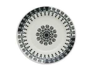 PRATO CERAMICA 21,5CM FUNDO FOLK