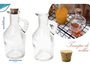 AZEITEIRO/VINAGREIRO 100ML MINI GARR C/ROLHA