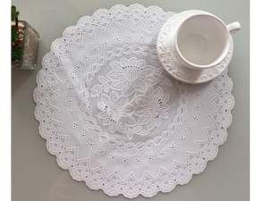 LUGAR AMERICANO 38CM REDONDO BORDAD