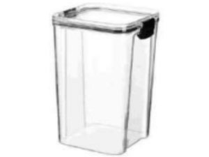 POTE ACRILICO C/TRAVA HERMETICA  950ML