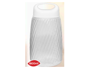 POTE VIDRO TAMPA-PLASTICA P/B 1800ML