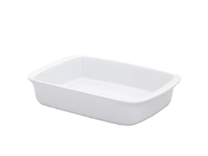 REFRATARIO CERAMICA TANGO 40X24CM BRANCO 3,2L