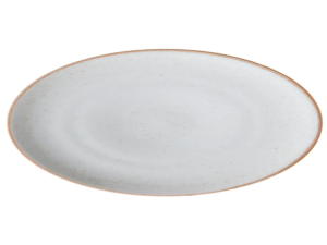 PRATO CERAMICA 28CM RASO CAOBA BEIGE