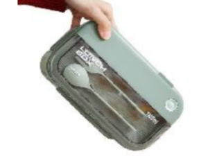 MARMITA PLASTICA C/DIVISORIA 1,1L RETANGULAR