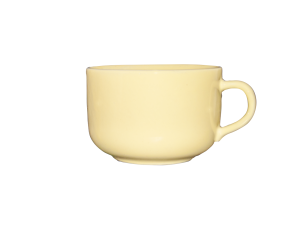 XICARA JUMBO 450ML AMARELA CERAMICA