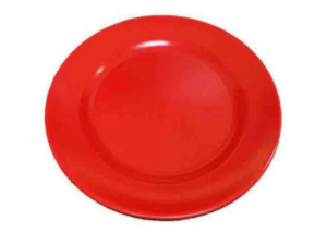 PRATO MELAMINA 20CM VERMELHO