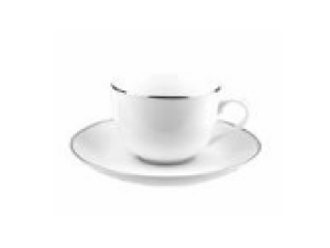 XICARA COM PIRES DE PORCELANA 90ML LEGACY SILVER