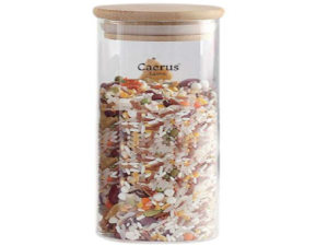 POTE VIDRO 500ML TP-BAMBU REDONDO