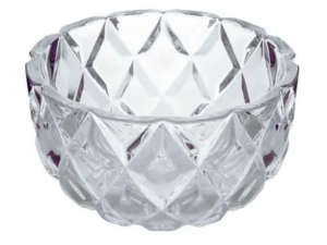 CENTRO MESA VIDRO 3900ML 24CM PESADO