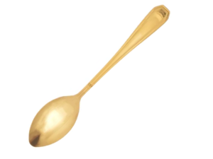 COLHER SERVIR 24CM GOLD VICTORIA