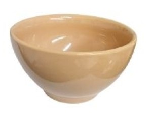 BOWL DE PORCELANA 500ML COR CARAMELO