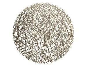 LUGAR AMERICANO 38X38CM ABSTRATO DOURADO