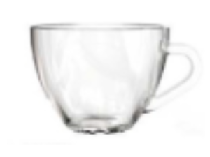 XICARA VIDRO 90ML BRASILIA LISA