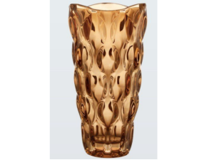 VASO VIDRO 24CM AMBAR HALLEY