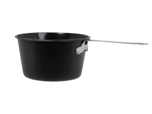 MINI PANELA 12CM DE SERVIR PRETA