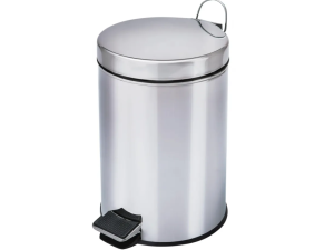 LIXEIRA PEDAL 08L INOX