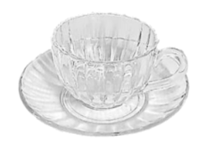 JOGO 6 XICARA VIDRO 170ML YORK