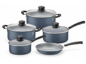 JOGO DE PANELAS COM 5 PEÇAS DE ALUMINIO ANTIADERENTES VERSALHES