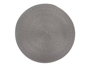 LUGAR AMERICANO 38CM REDONDO CINZA - LUCY