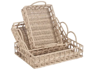 CESTA MAROA 29X20CM C/ALCA CLARA