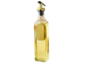 AZEITEIRO VIDRO 250ML AMBAR QUADRADO