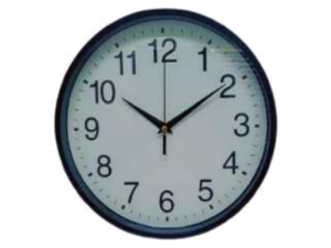 RELOGIO PAR 30CM PRETO/BRANCO