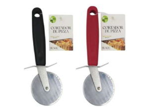 CORTADOR DE PIZZA 18CM CABO DE PLASTICO - BLACK