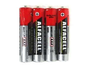 PILHA ALFACELL AAA C/4 SHRINKS