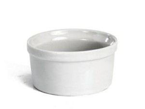 RAMEQUIN CERAMICO  40ML LISO BRANCO