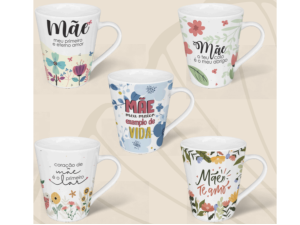 CANECA CERAMICA 290ML MÃE CONICA