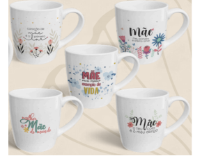CANECA CERAMICA 350ML MÃE LUXO SPOT