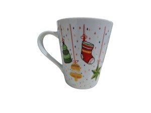 CANECA CERAMICA 290ML NATAL TULIPA